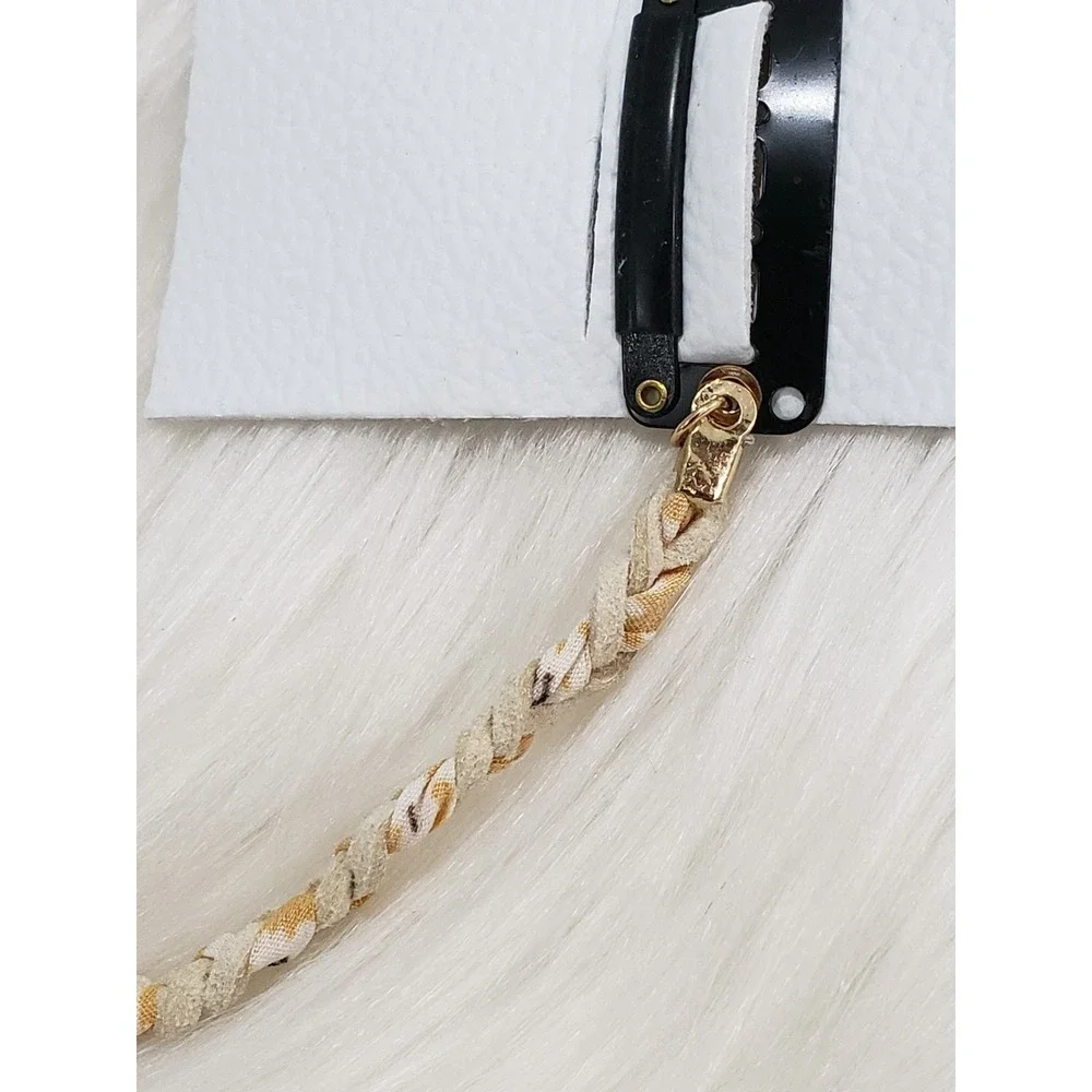 Free People FRANKIE FAUX LEATHER Hair Braid In Extension Accessory festival boho